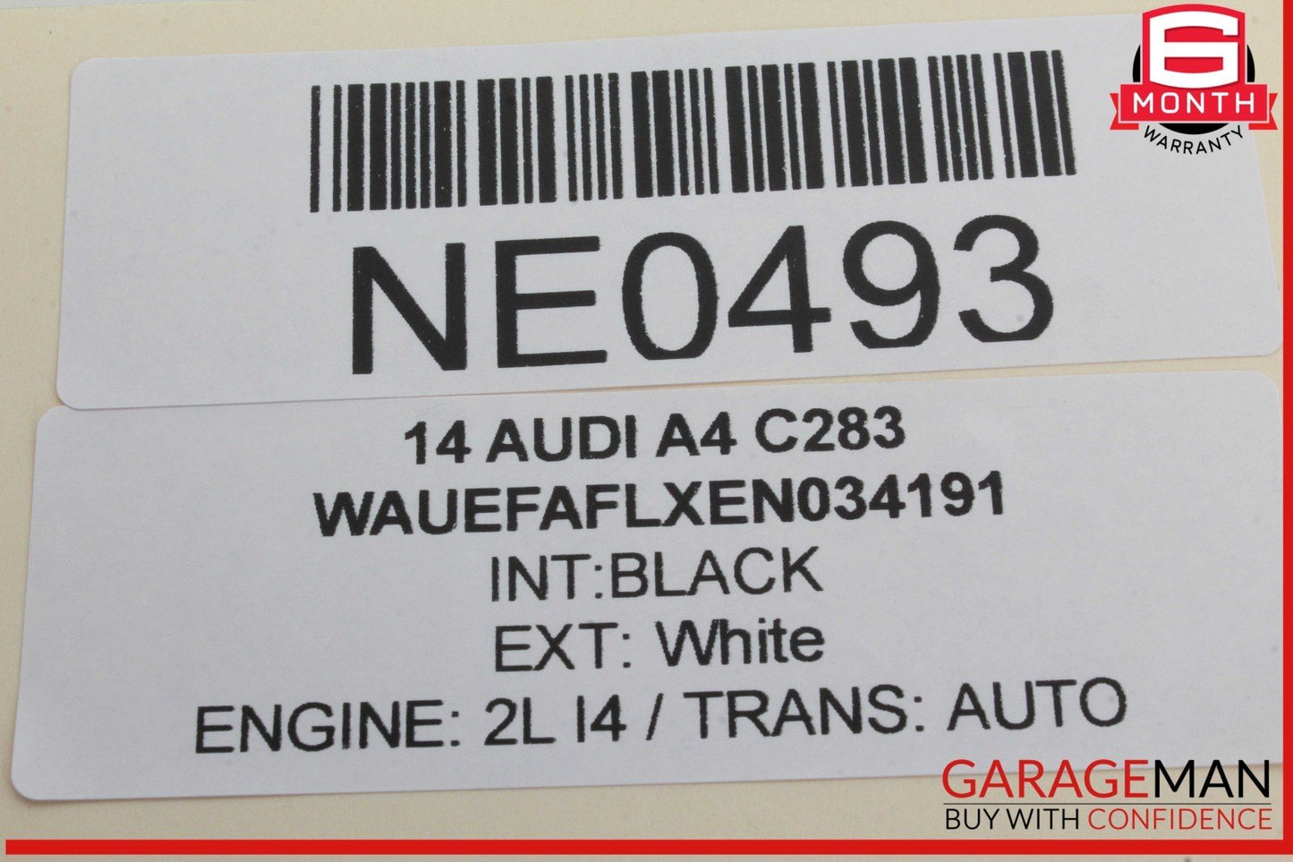 09-16 Audi A4 Rear Left Driver Side Window Regulator Motor 8K0959811A OEM