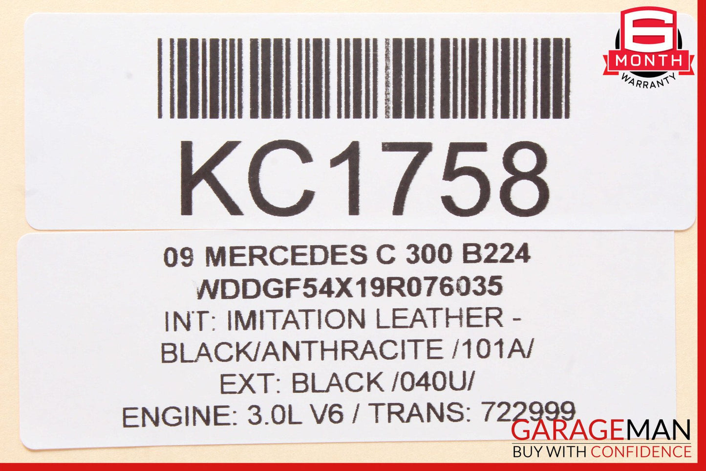 08-18 Mercedes W204 C300 C350 GLK350 Rear Right Side Door Control Module OEM