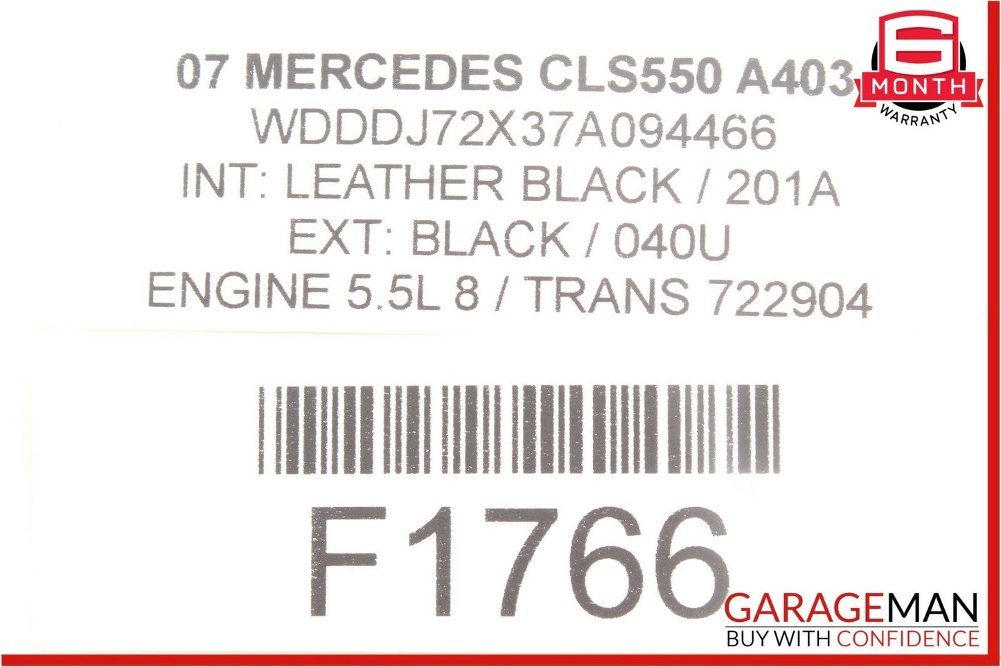 07-09 Mercedes W211 E550 CLS550 Front Left Seatbelt Seat Belt Retractor OEM