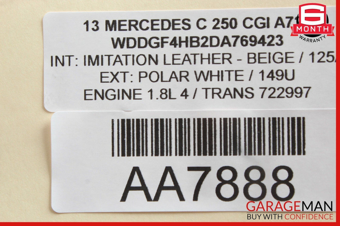 12-15 Mercedes W204 C250 Air Intake Cleaner Filter Housing Box 2710901601 OEM