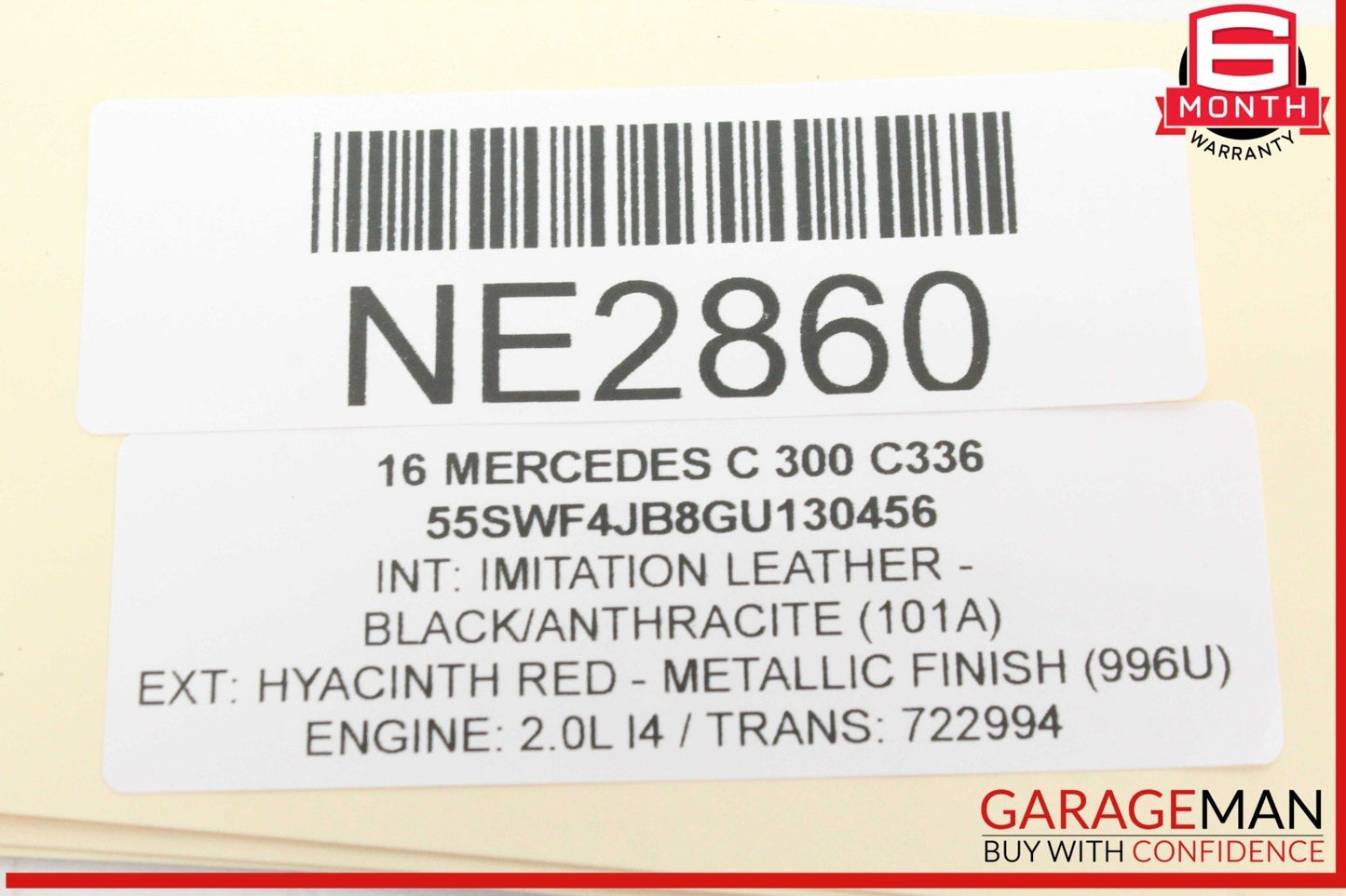 15-20 Mercedes W205 C300 Front Dashboard Inlet Air AC A/C Vent Grille OEM