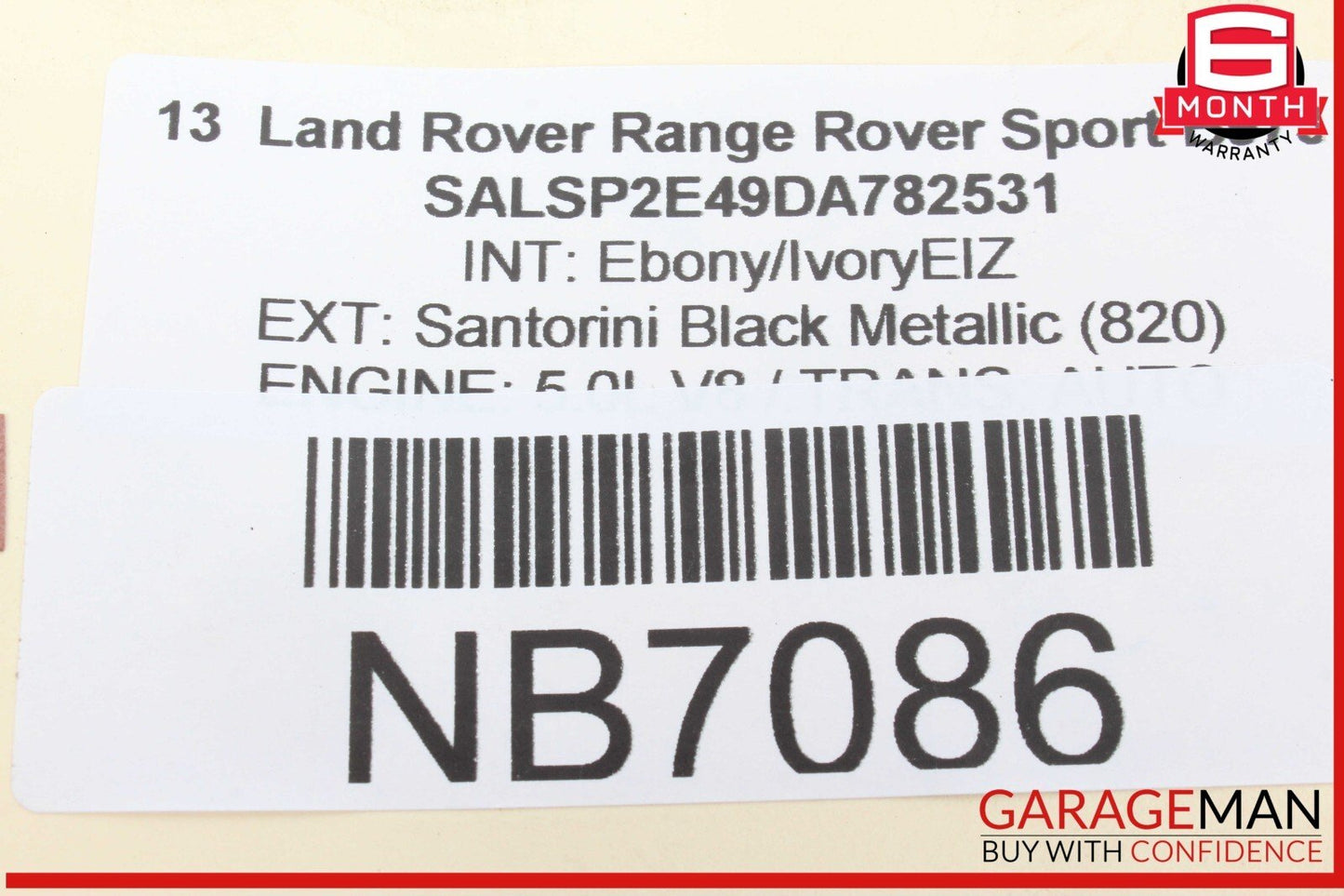 10-13 Land Rover Range Rover Sport Rear Left Driver Side Lower Control Arm