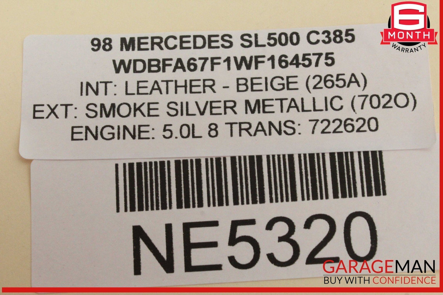 1994-1998 Mercedes-Benz SL500 R129 ECU Engine Control Module 0215452432 Genuine