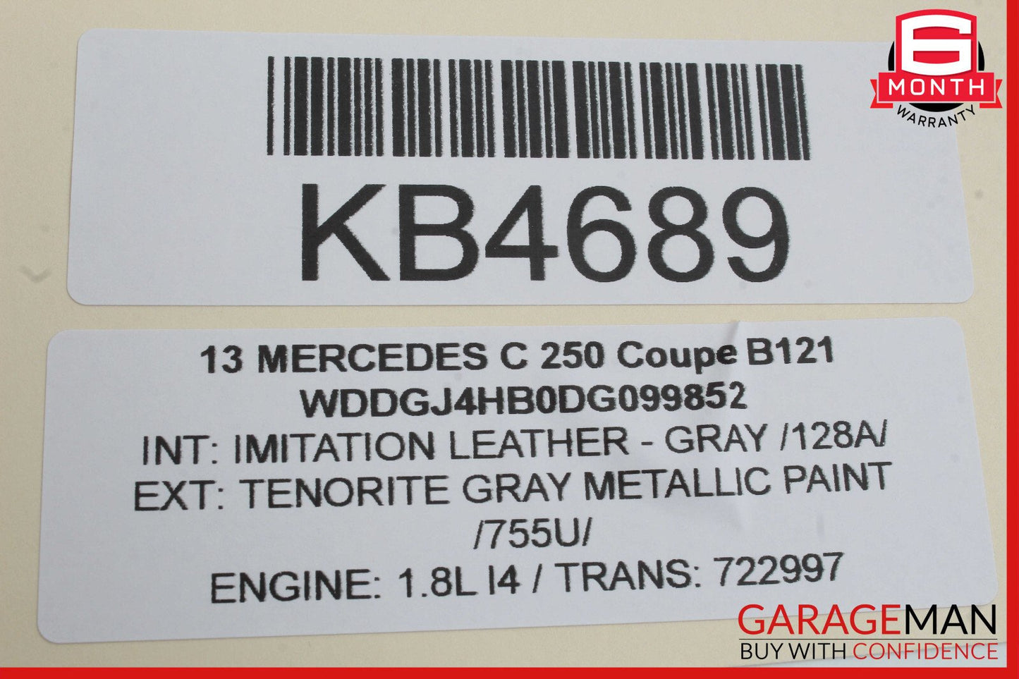 08-18 Mercedes W204 C250 E400 Front Right Side Door Control Module OEM