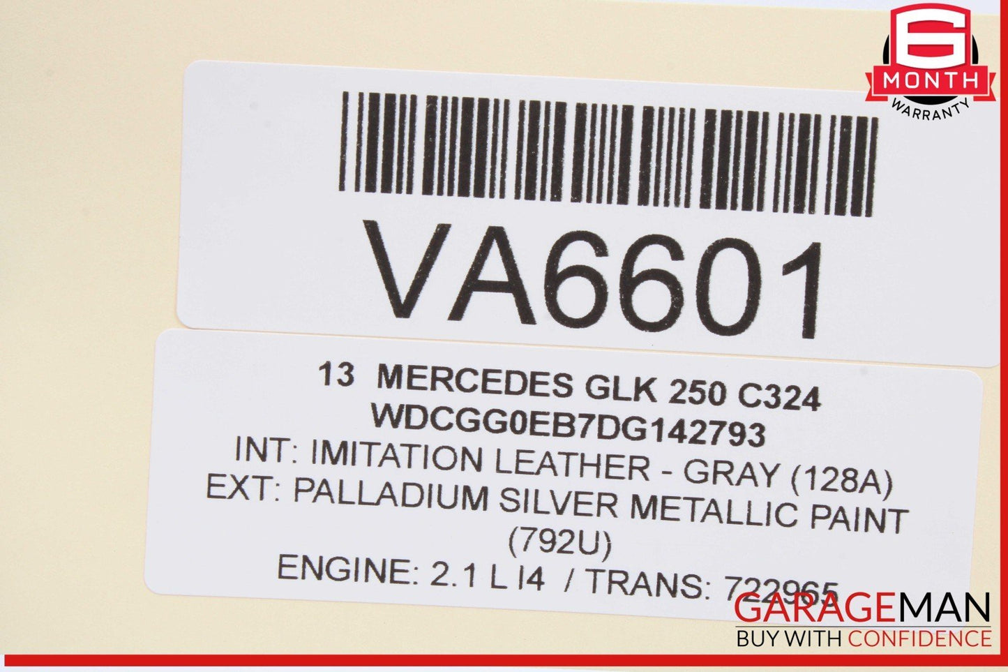 10-15 Mercedes X204 GLK250 GLK350 Keyless Go Entry Control Module 1729006206 OEM