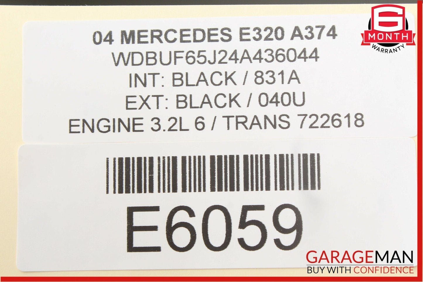 03-06 Mercedes W211 E500 E320 E350 Rear Left Driver Side Door Control Module OEM