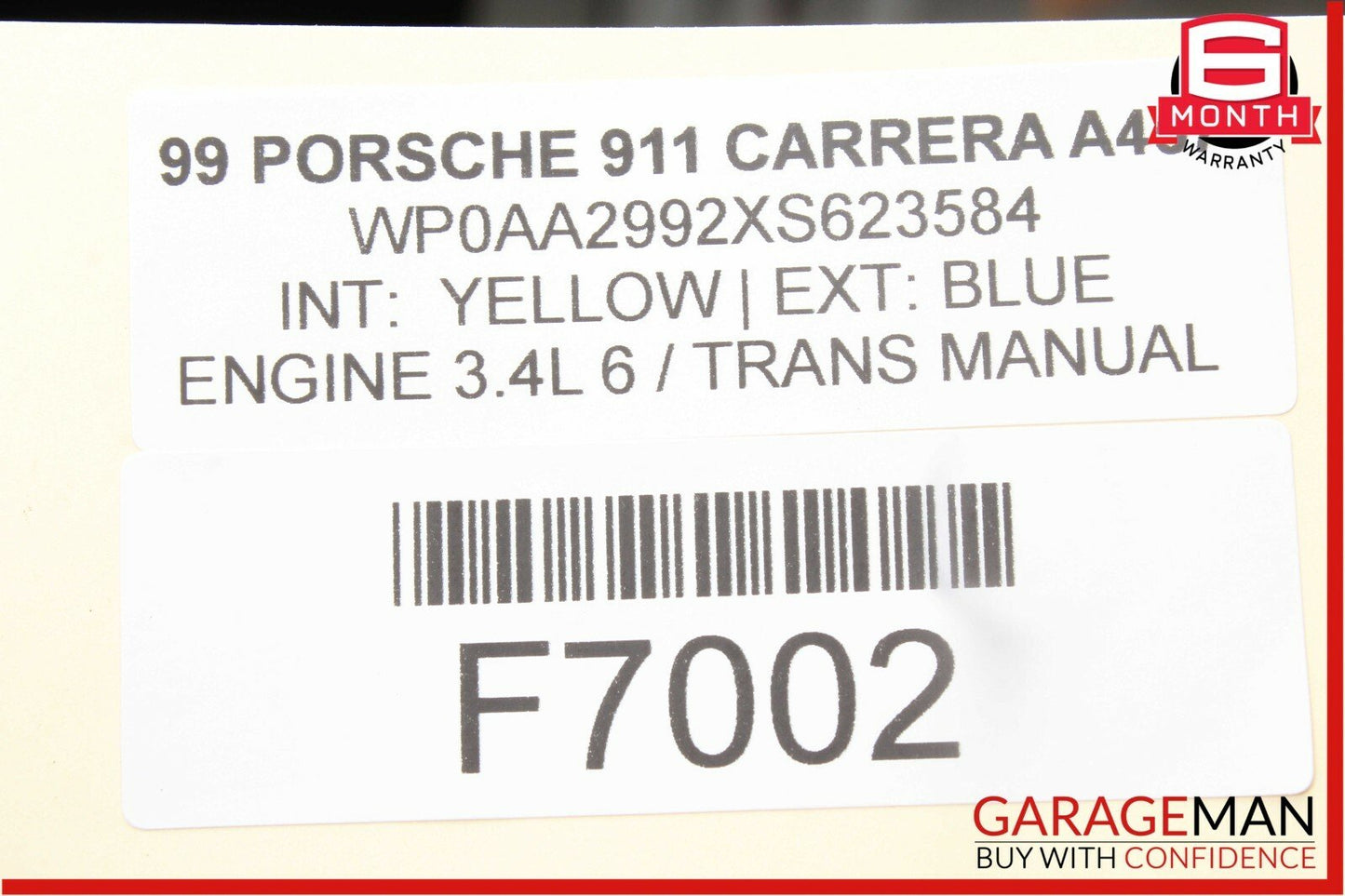 99-05 Porsche 911 Carrera 996 Rear Right Suspension Lower Control Arms OEM