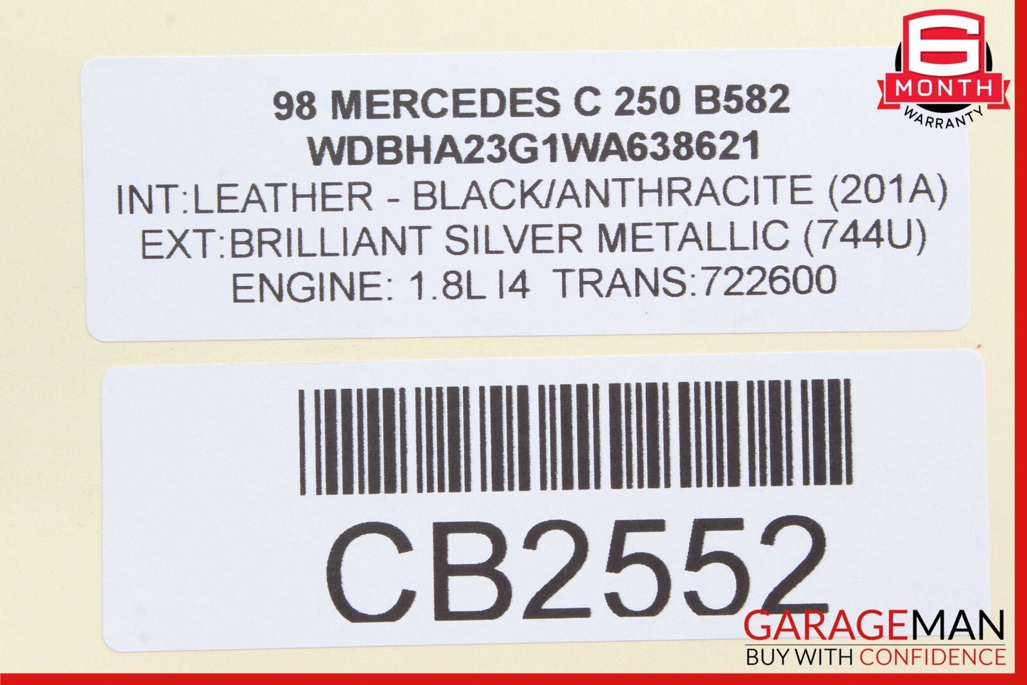 97-04 Mercedes W202 C230 SLK320 Rear Left / Right Lower Thrust Control Arm OEM