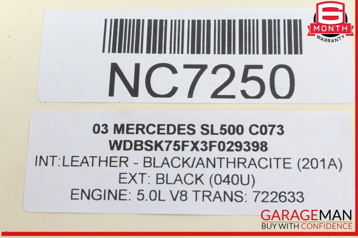 03-12 Mercedes R230 SL500 Rear Left Side Spindle Knuckle Hub w/ Rotor Disc OEM