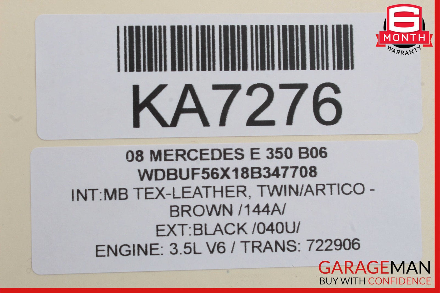 03-09 Mercedes W211 E350 Rear Left Driver Side Door Lock Actuator OEM