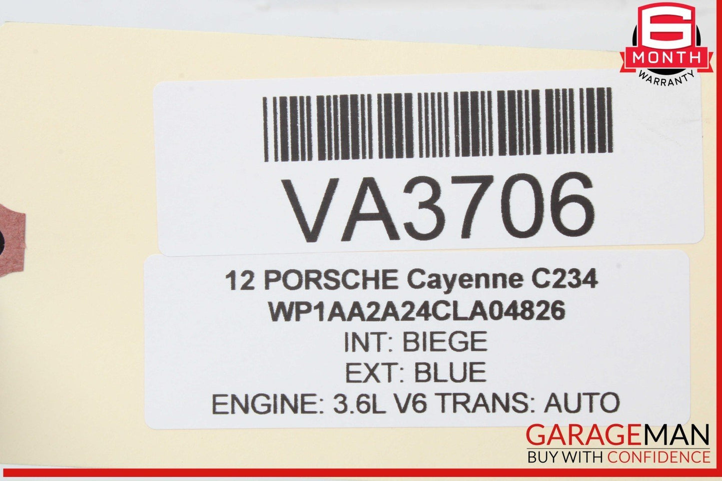 11-18 Porsche Cayenne 958 Front Left or Right Side CV Axle Shaft 7P5407271B OEM
