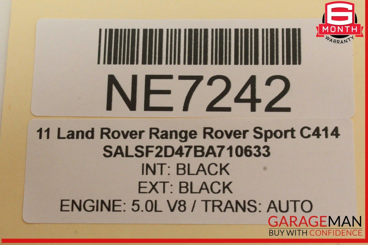 10-13 Land Rover Range Rover Sport Tailgate Lock Latch Actuator 5H32431B60AC OEM