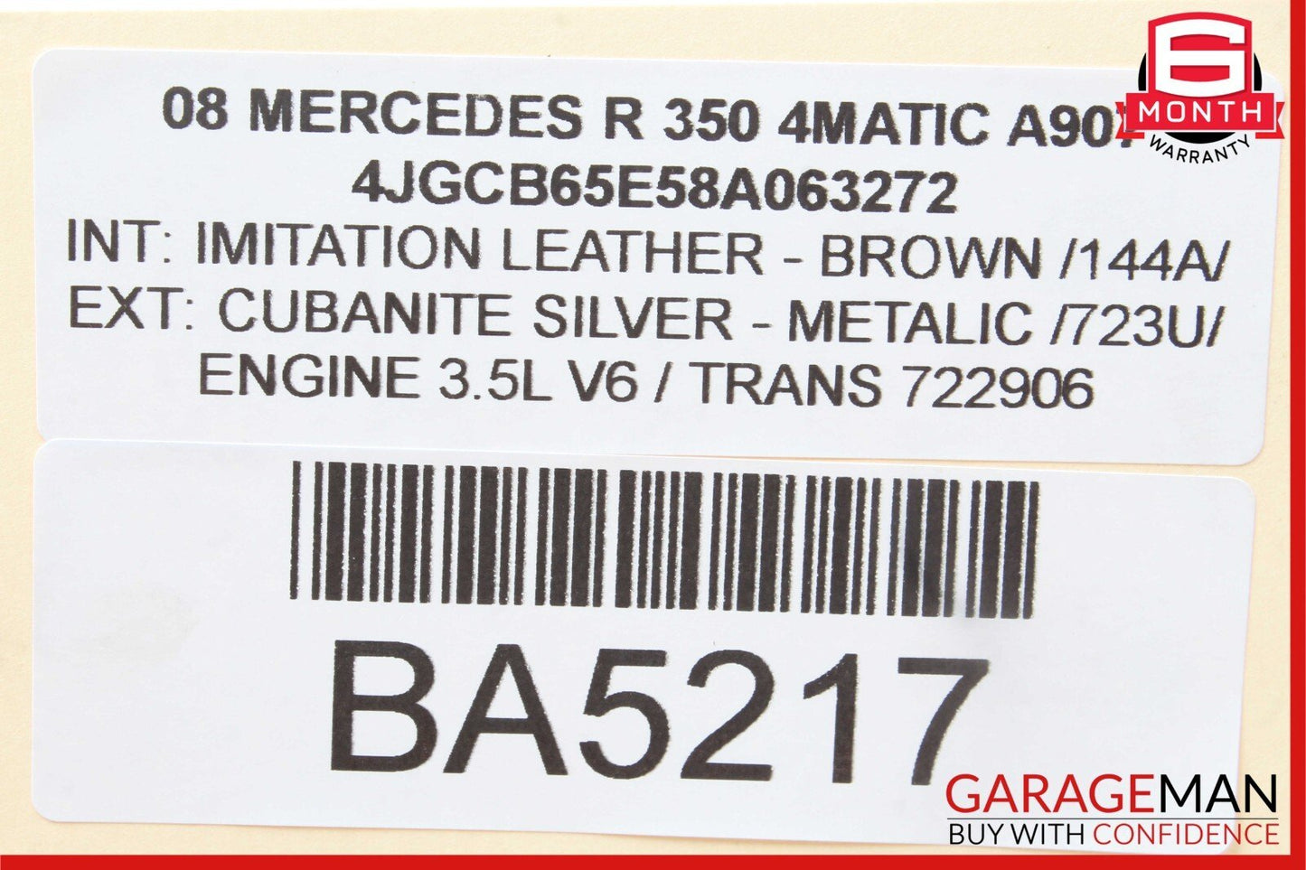 06-13 Mercedes W251 R350 GL450 Front Left Side Door Control Module Unit