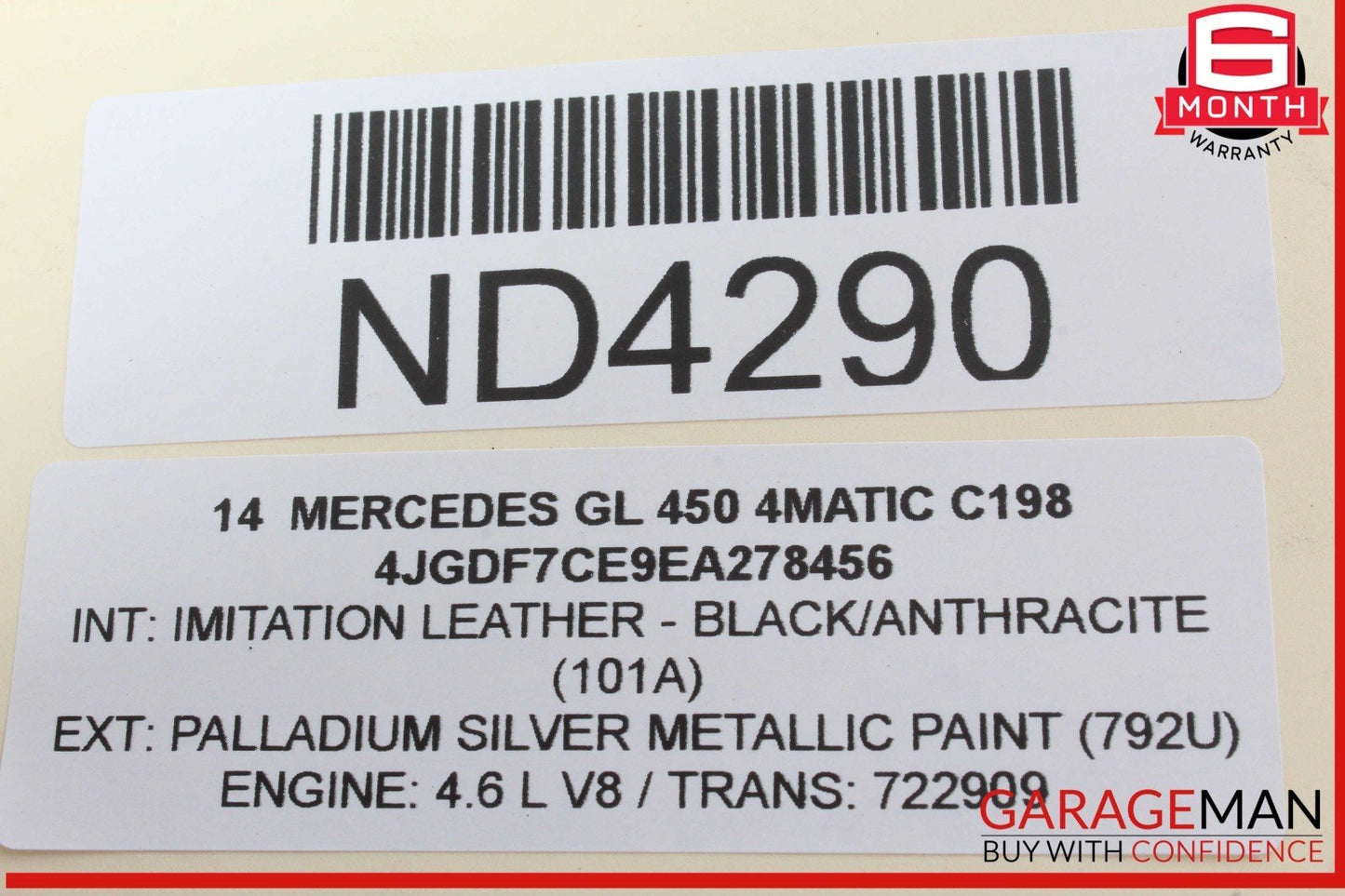 13-20 Mercedes X166 GL450 4MATIC M157 M278 ECU Engine Control Module Unit OEM