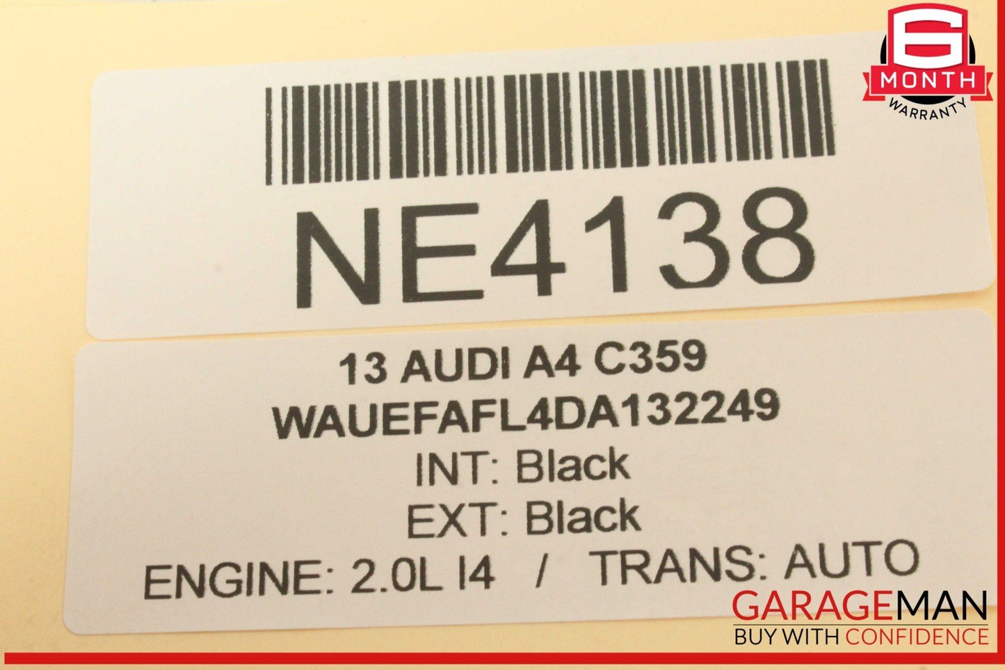 09-18 Audi A4 A6 A7 Rear Right Passenger Side Upper Control Arm 8K0505324H OEM
