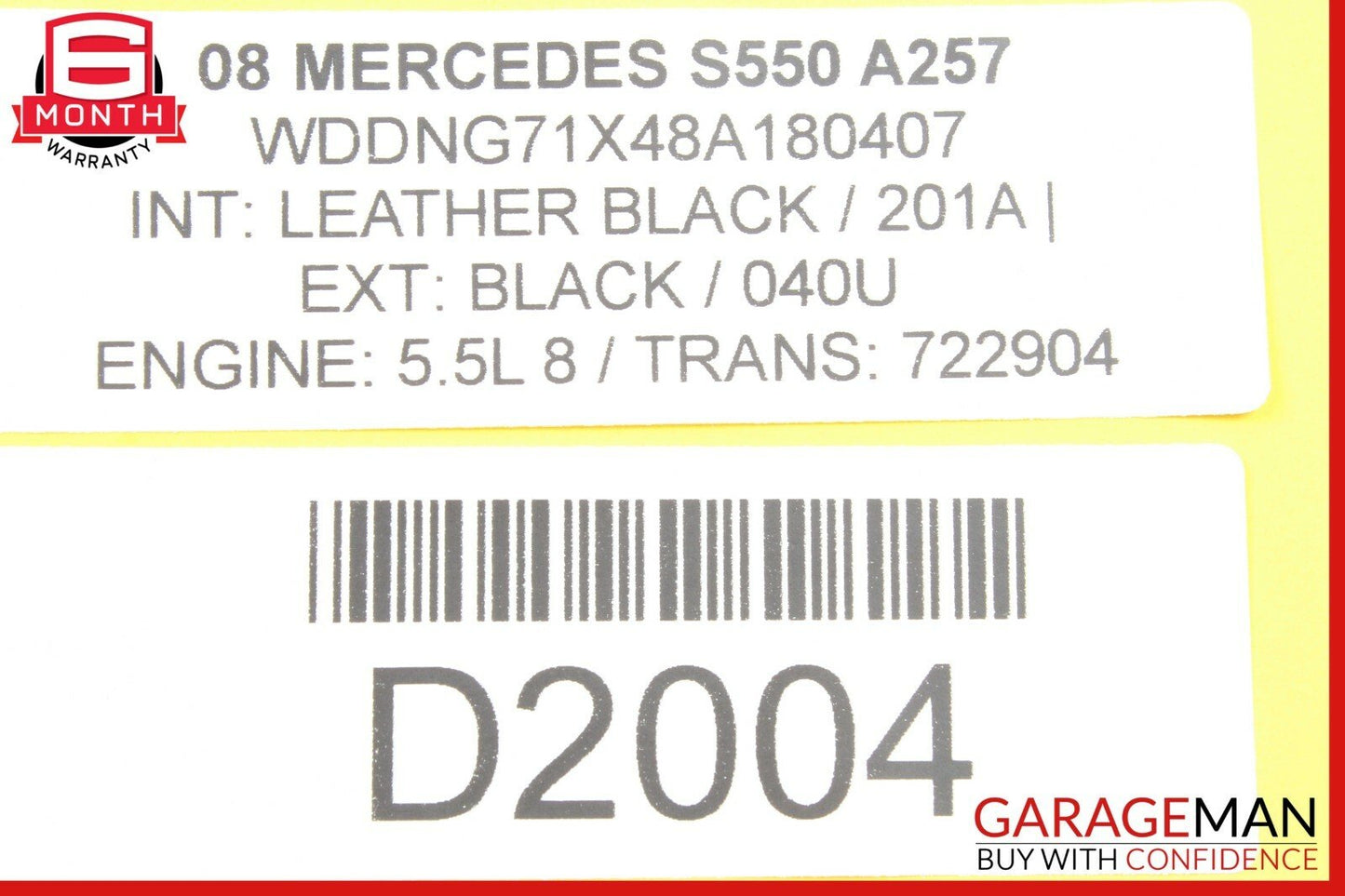 07-13 Mercedes W221 S550 CL550 Trunk Lid Unlock Release Handle 2217500893 OEM