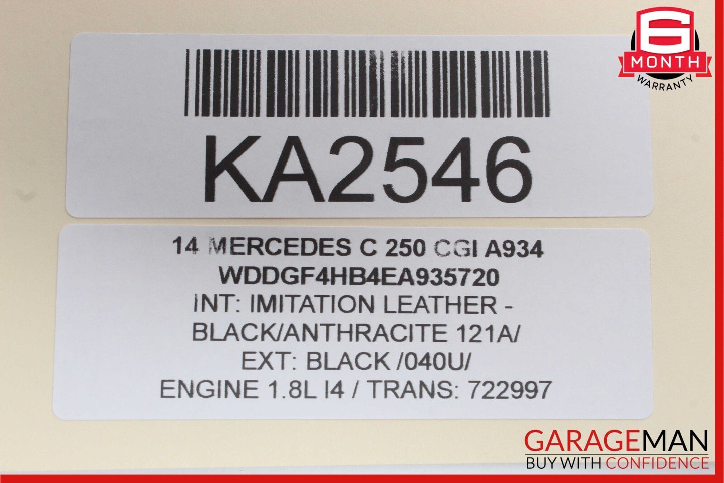 08-14 Mercedes W204 C250 C350 Rear Right Door Control Module Unit 2189001501 OEM