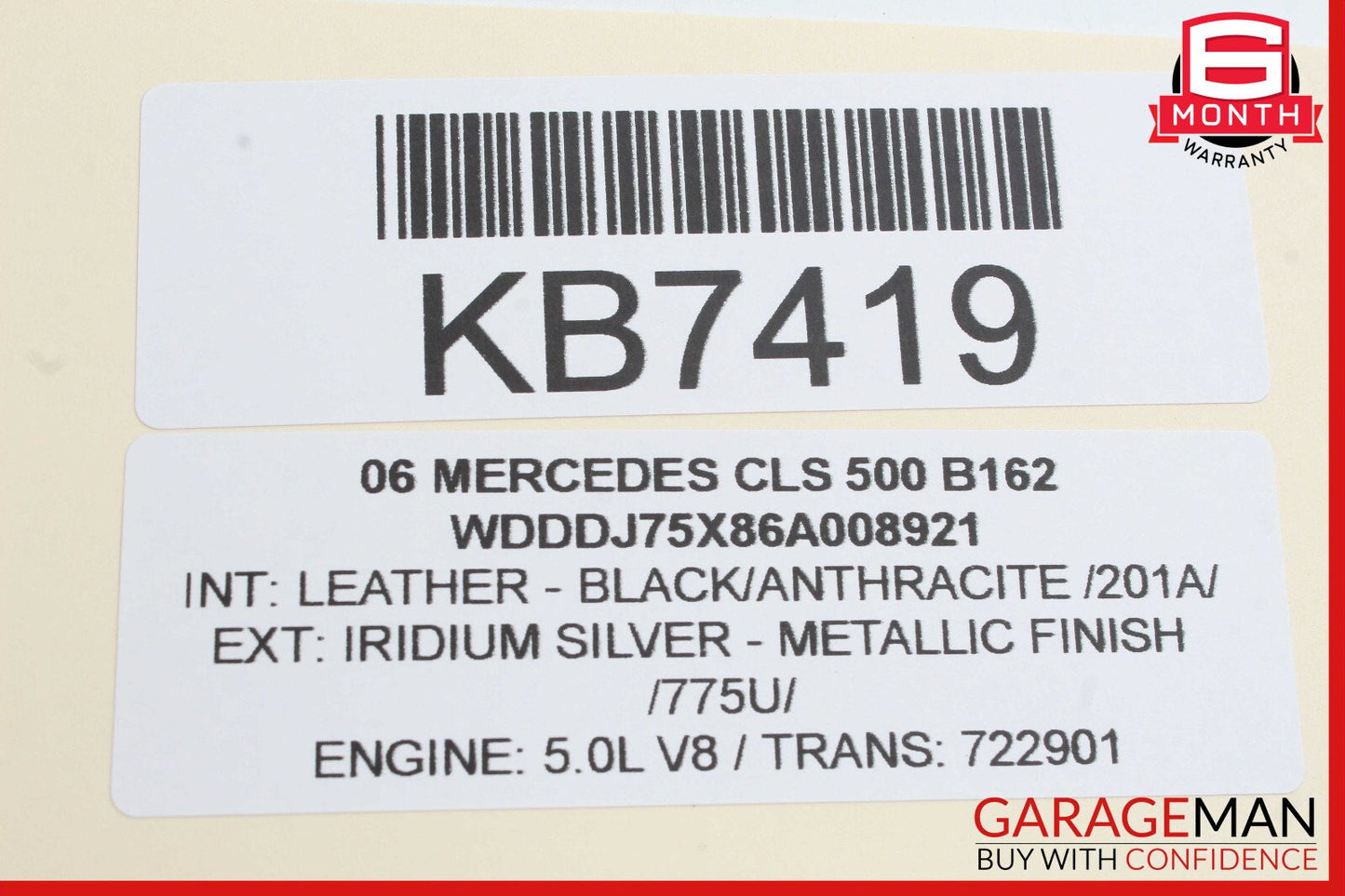 01-09 Mercedes W219 CLS500 CLK500 Multi Contour Seat Vacuum Pump 2038000048 OEM