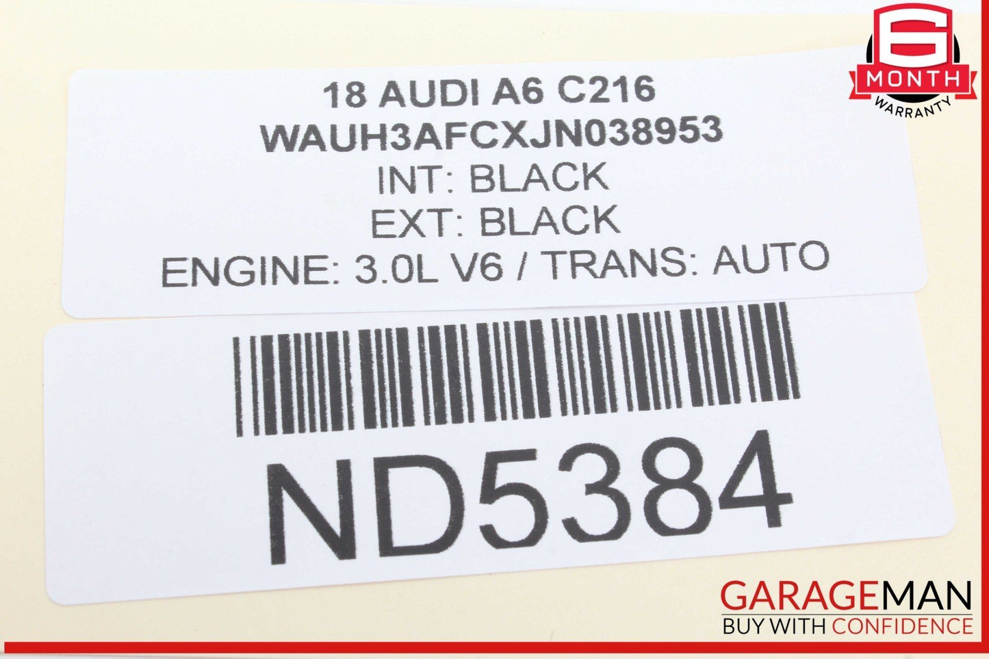 16-18 Audi A6 A7 Tailgate Liftgate Trunk Lid Control Module Unit 4G5959107C OEM