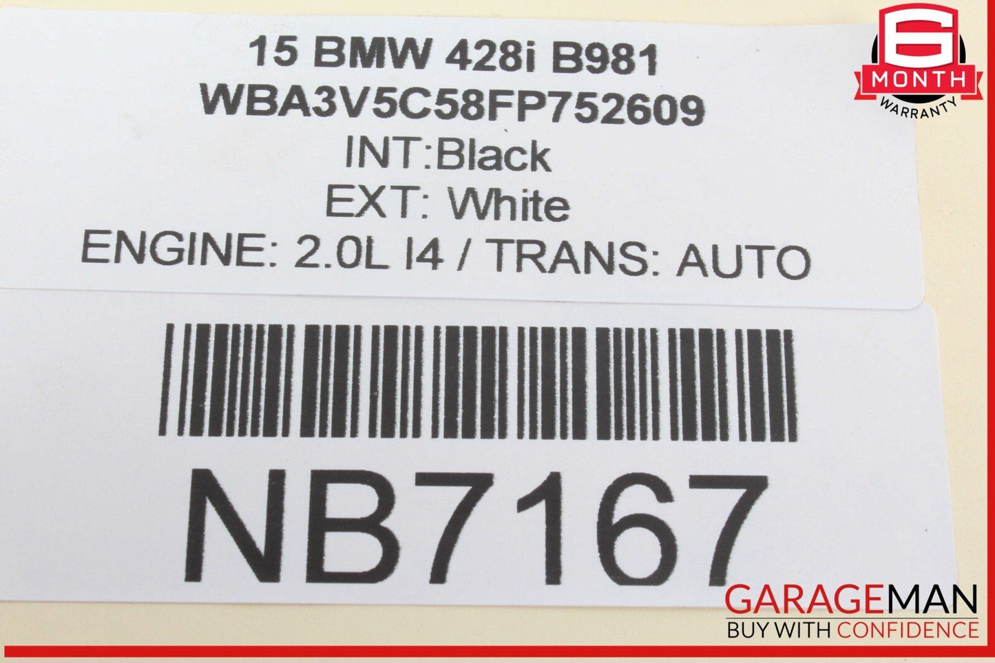 14-16 BMW 428i 435i ABS Anti Lock Brake Pump Module 6870418 OEM