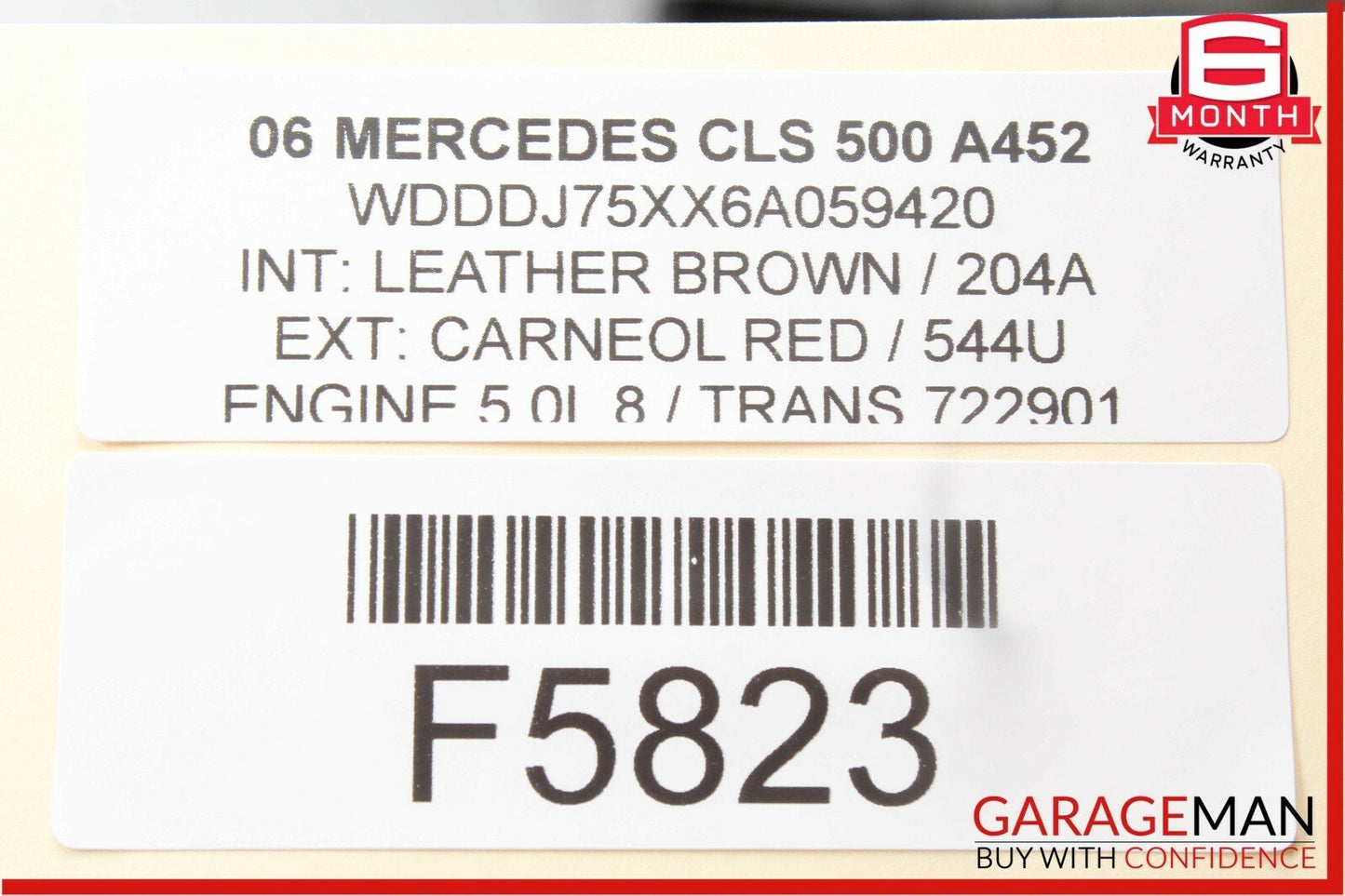 03-11 Mercedes W219 CLS500 E500 Under Seat Control Module Front Right Side OEM