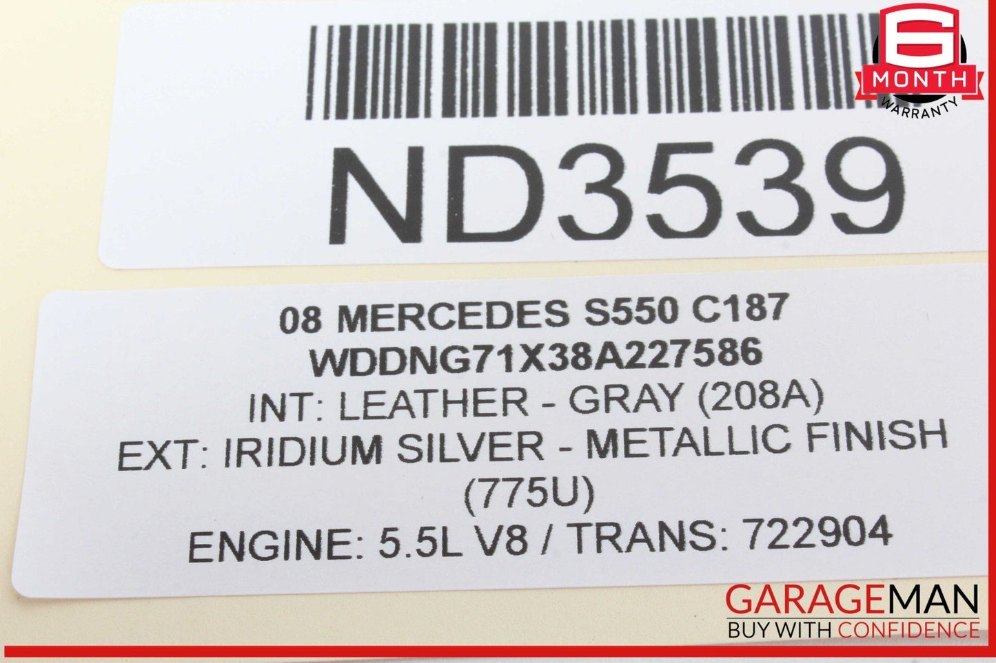 07-13 Mercedes W221 S550 S400 CL550 Front Right Seat Control Switch OEM