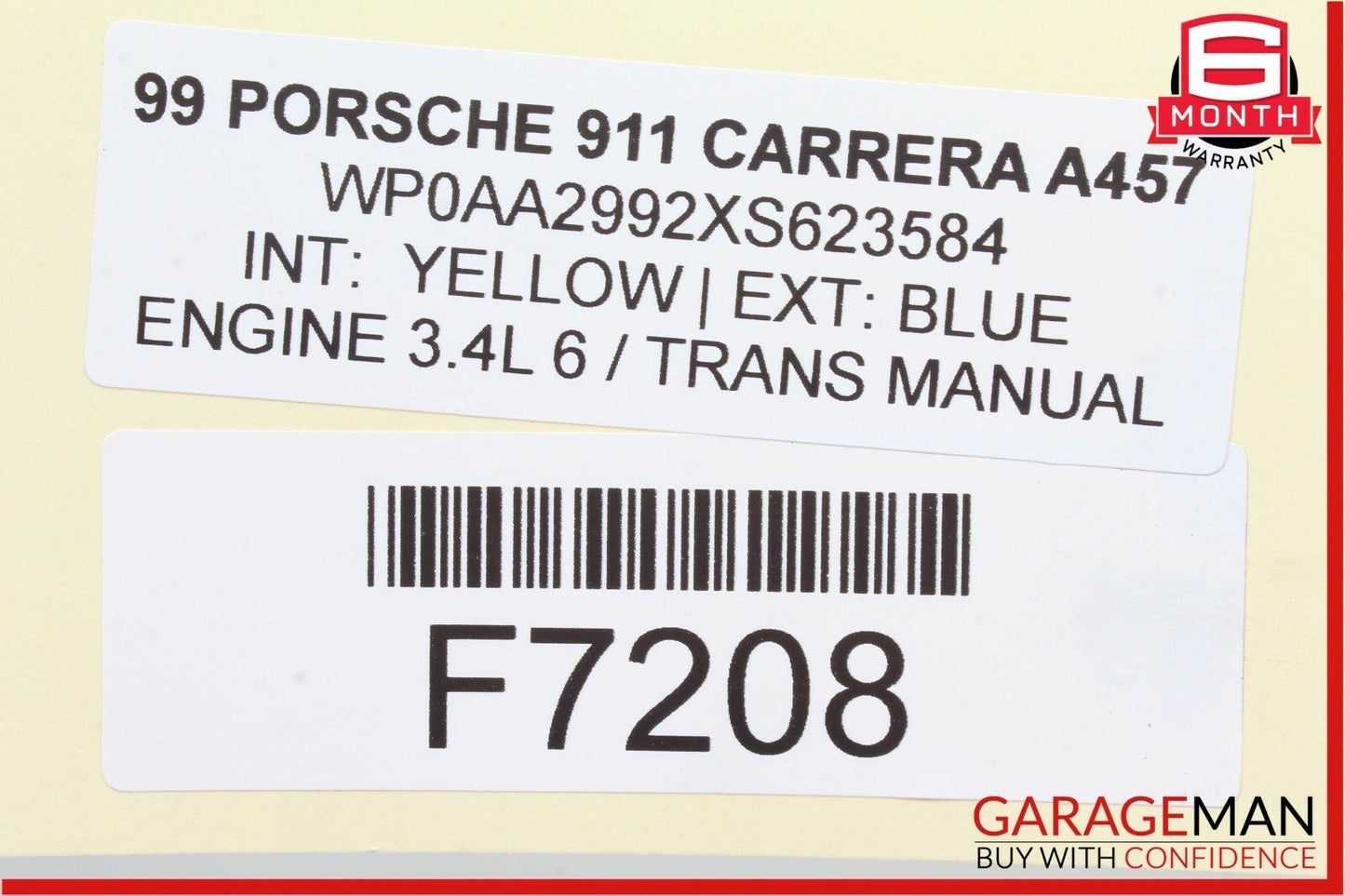 99-05 Porsche Carrera 911 996 Front Windshield Wiper Motor Linkage Assembly OEM