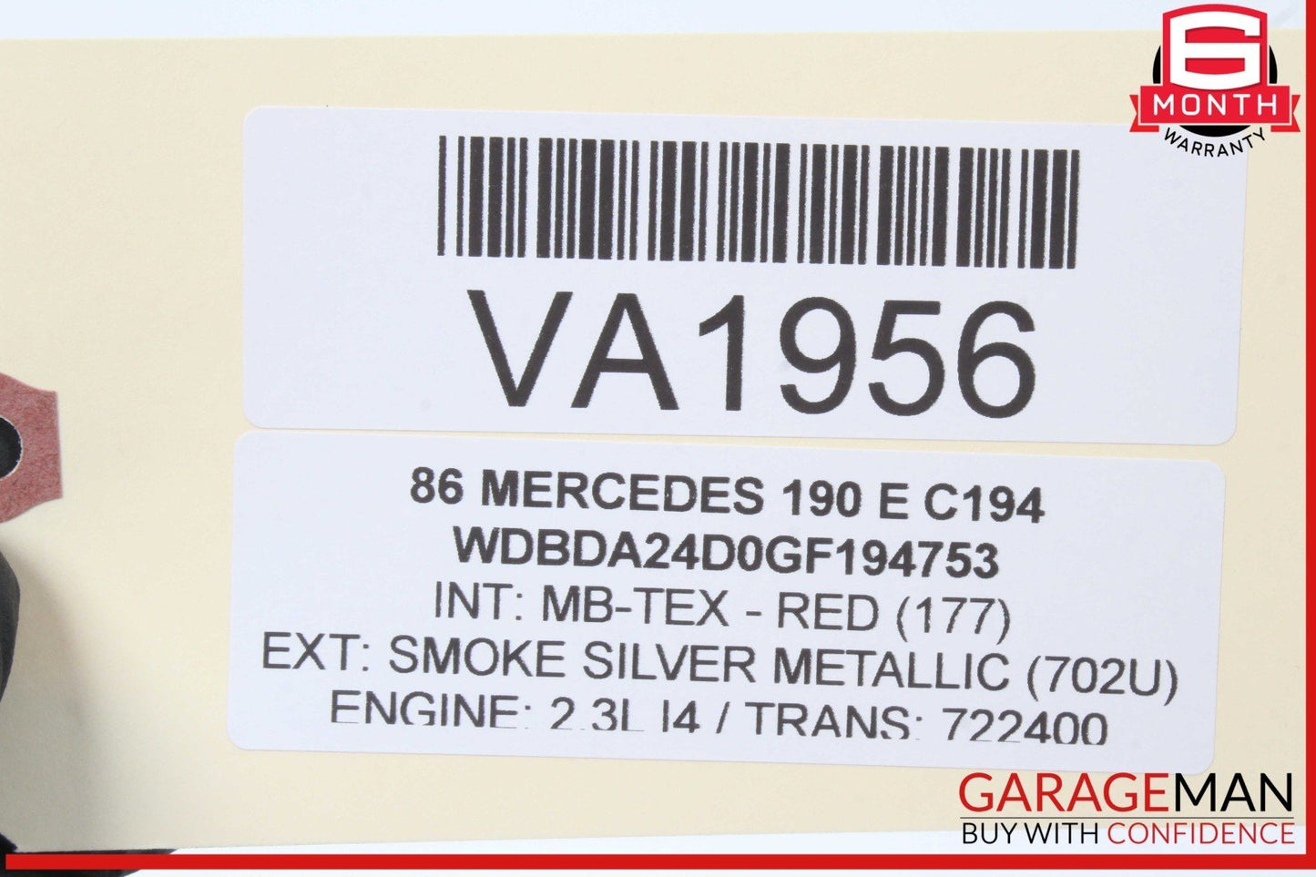 84-93 Mercedes W201 190E 190D Rear Left or Rear Right Lower Thrust Control Arm
