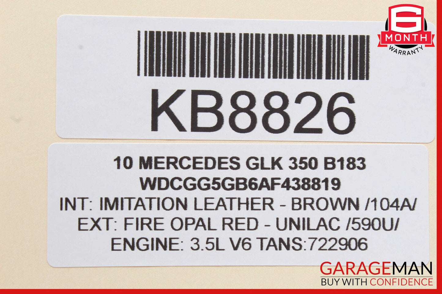 08-15 Mercedes X204 GLK350 C350 Rear Left Side Door Control Module OEM