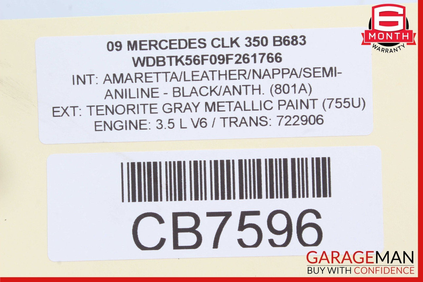 03-09 Mercedes W209 CLK350 Front Right Side Suspension Lower Control Arm OEM