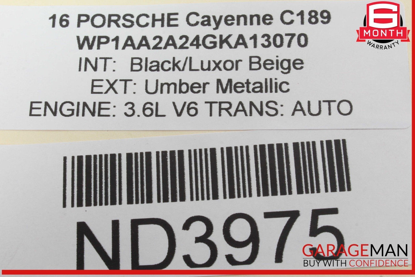 11-18 Porsche Cayenne 958 Rear Left or Rear Right Wishbone Upper Control Arm
