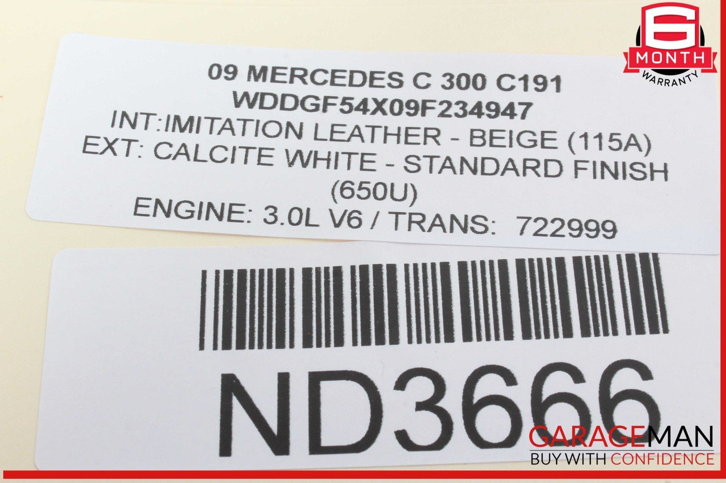 08-11 Mercedes W204 C300 C350 Front Left Driver Side Bumper Turn Signal Light