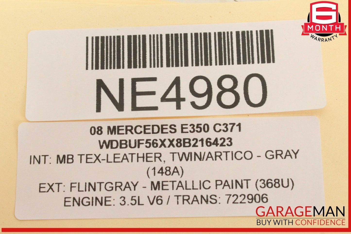 03-09 Mercedes W211 E350 E500 CLS500 Hazard Switch Control Panel 2116800552 OEM