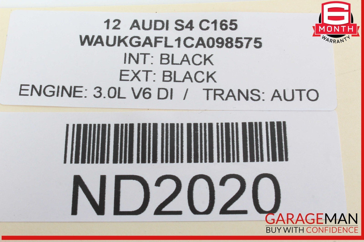 09-16 Audi S4 Rear Right Passenger Side Door Lock Latch Actuator 8K0839016D OEM