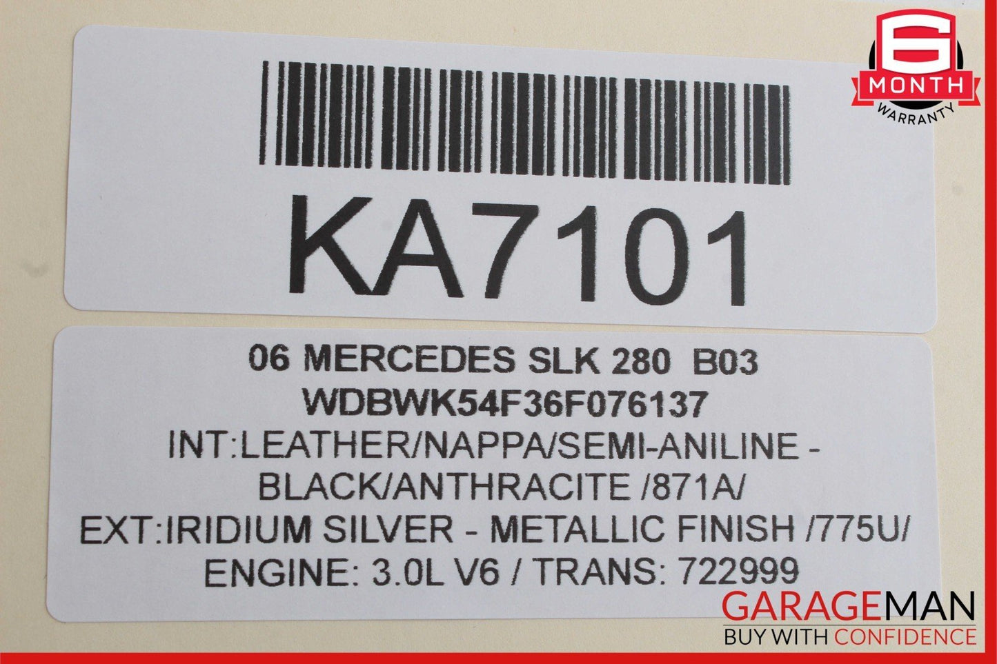Mercedes SLK280 CLK500 CL500 S430 E320 Anti Theft Alarm Module 2118209126 OEM