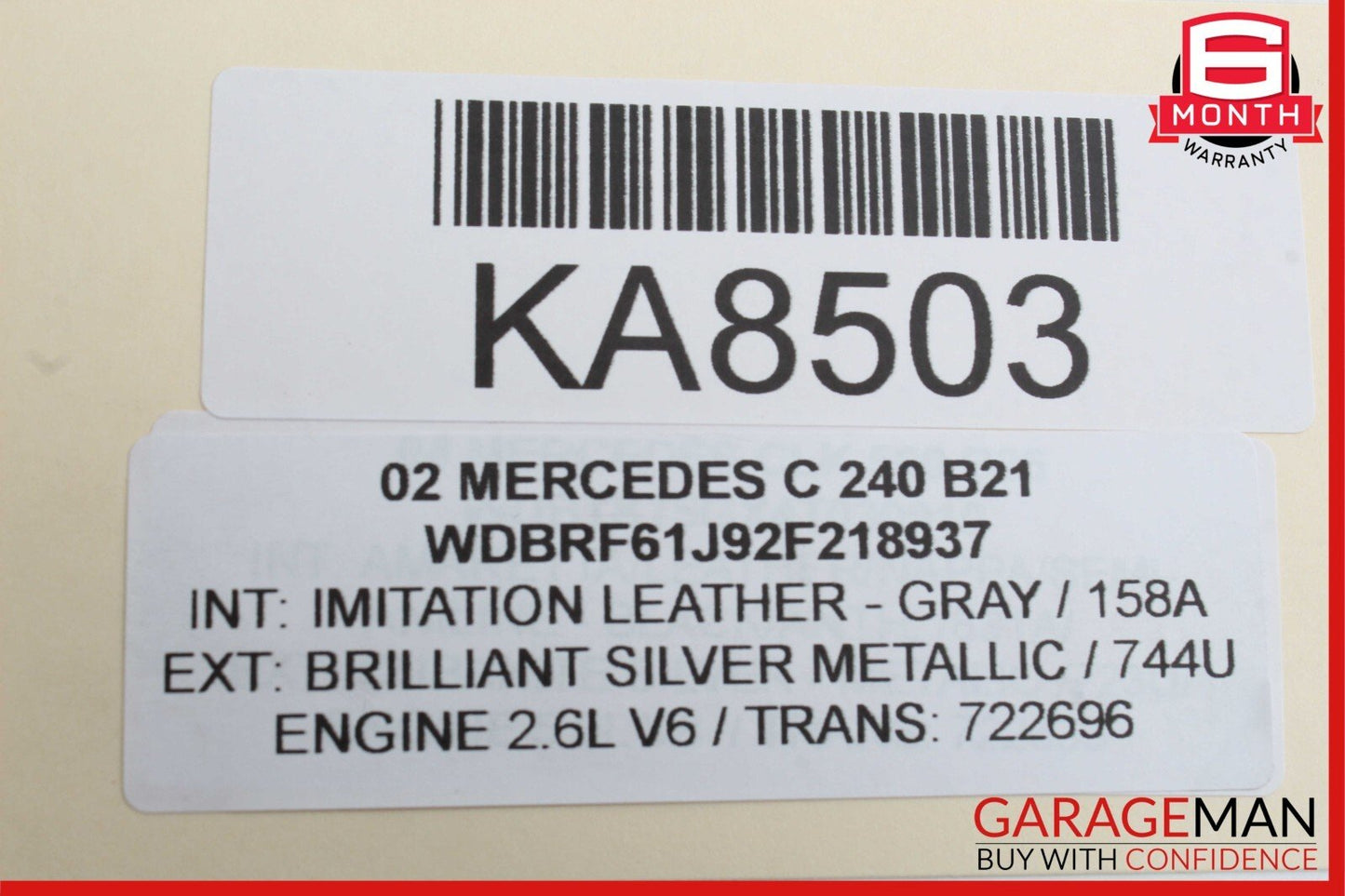 Mercedes C240 SLK280 S430 E320 CLK500 Anti Theft Alarm Module 2118209126