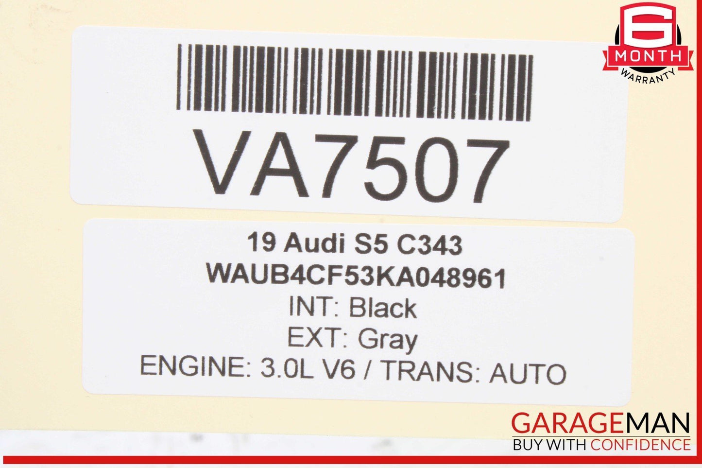 17-24 Audi S5 Front Left Driver Side Lower Suspension Control Arm 8W0407155A OEM
