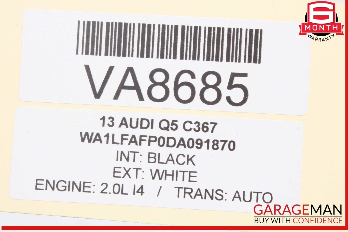 13-17 Audi Q5 SQ5 Front Left Driver Side Memory Seat Control Module Unit OEM