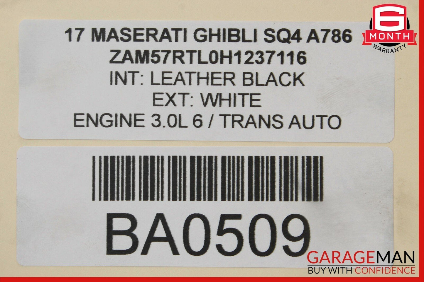 14-17 Maserati Ghibli Head Light Headlight Lamp Control Controller Module OEM