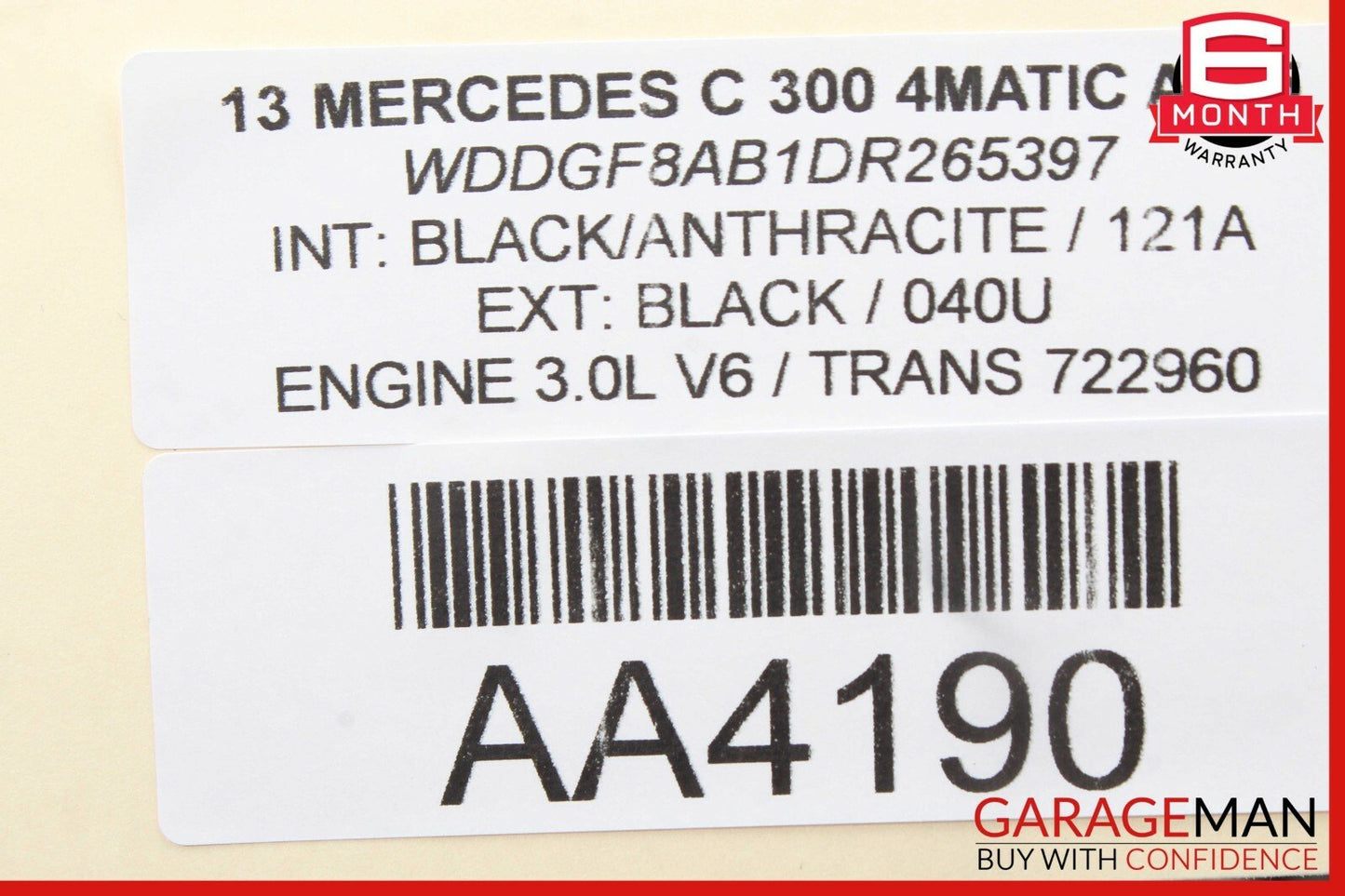 08-14 Mercedes W204 C250 C300 Front Left Side Door Lock Latch Actuator