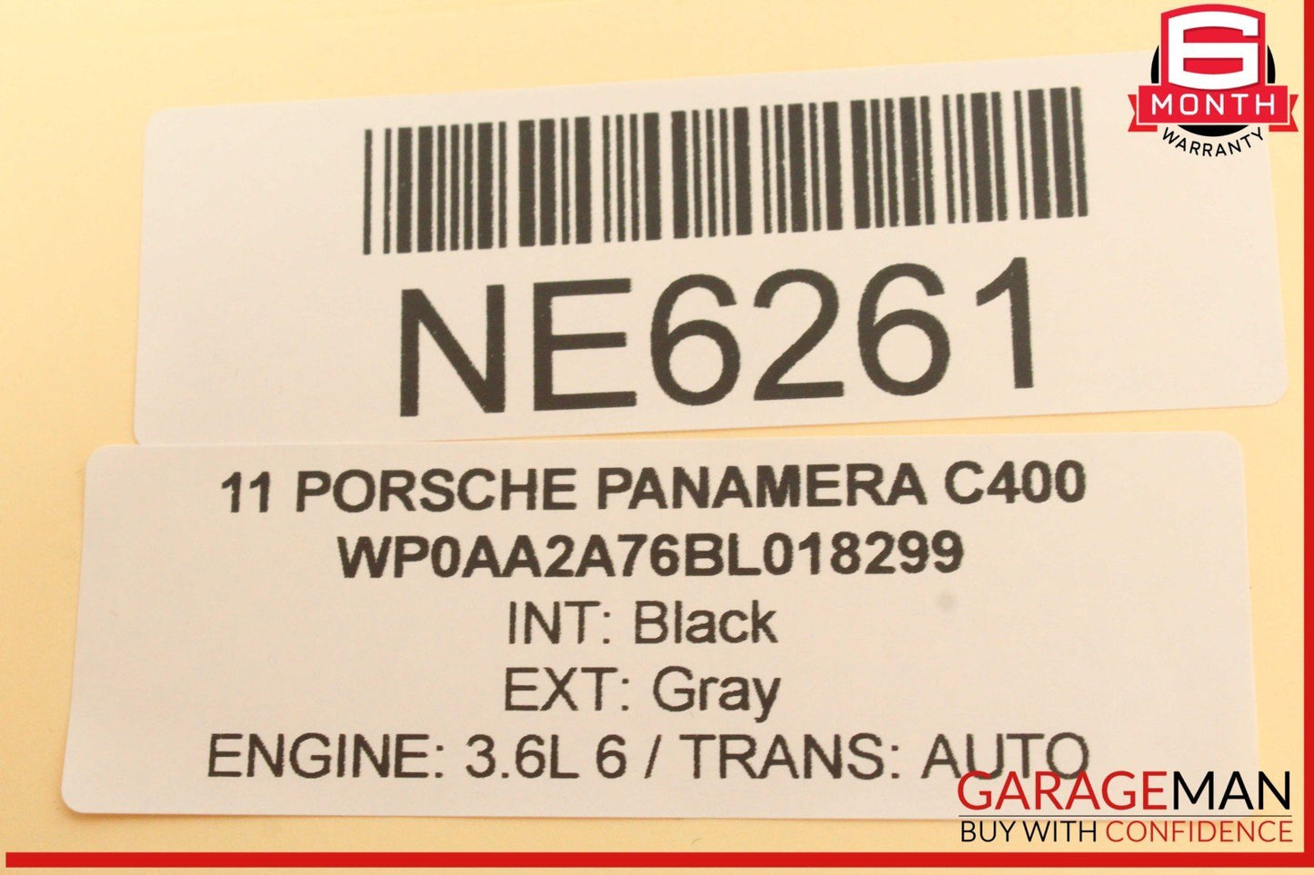 10-16 Porsche Panamera 970 Electric Parking Brake Control Module 97061810909 OEM