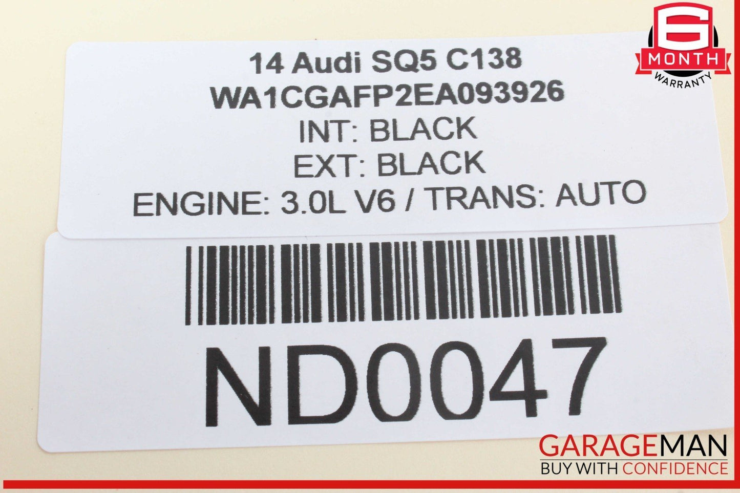 13-17 Audi SQ5 Q5 Daytime Running Light Control Module Unit 8R0941475 OEM