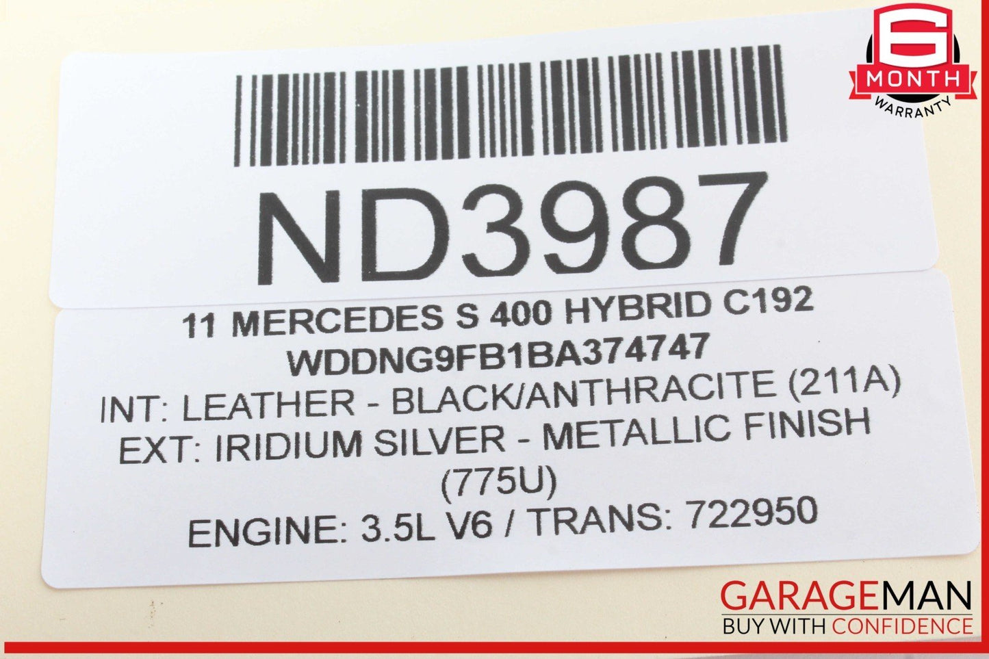 07-13 Mercedes W221 S400 Hybrid Front Left Driver Side Under Seat Control Unit