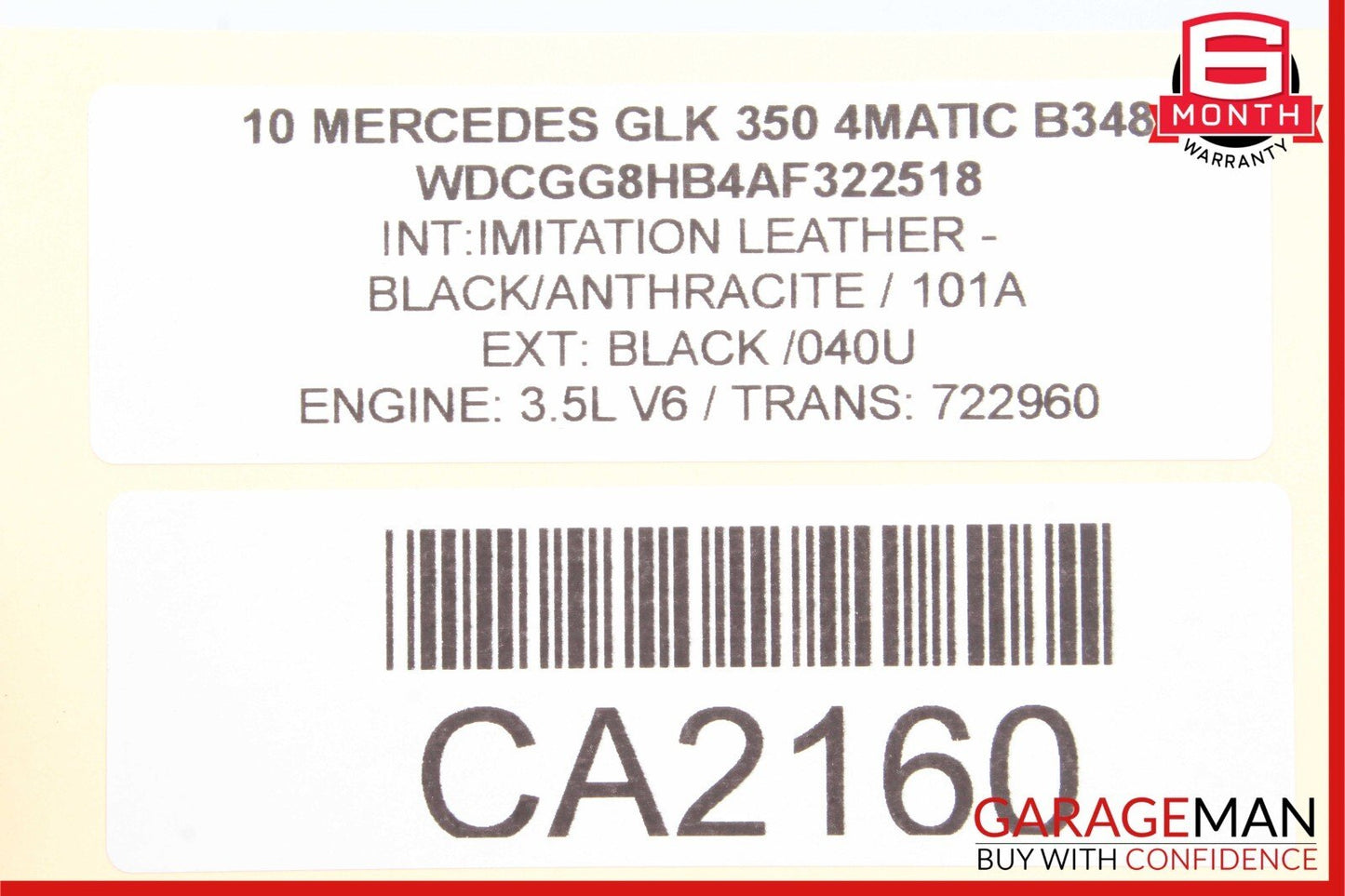 08-16 Mercedes C300 E350 E400 C250 Front Left Door Window Regulator Motor Unit
