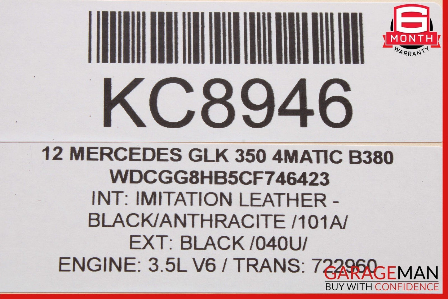 09-12 Mercedes X204 GLK350 Floor Gear Shift Shifter Selector Box 204267003 OEM