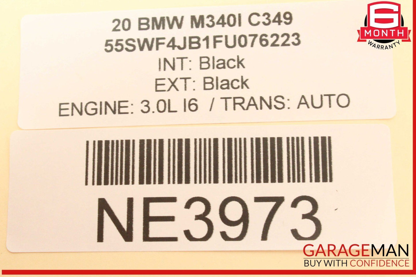 19-24 BMW M340i G20 Rear Left or Right Side Suspension Upper Control Arm OEM