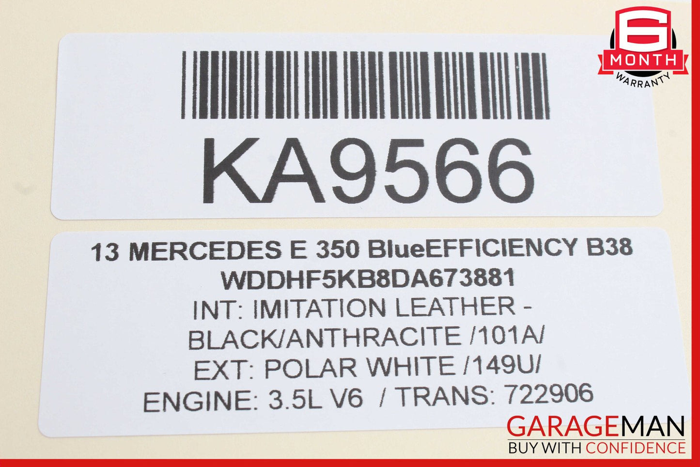 08-18 Mercedes W212 E350 CLS550 C300 Rear Right Side Door Control Module OEM