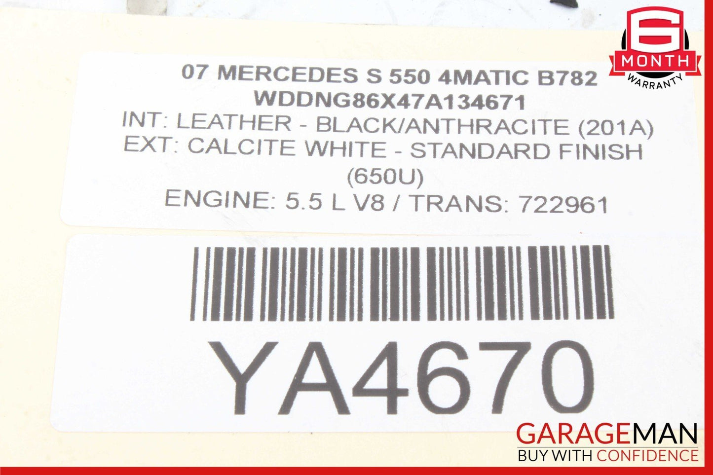 07-13 Mercedes W221 S550 Front Right Side Bumper Reinforcement Bracket OEM