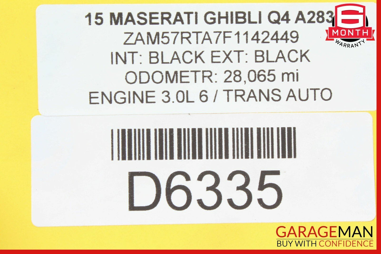 14-17 Maserati Ghibli Rear Left Driver Side Upper Control Arm 670007252 OEM