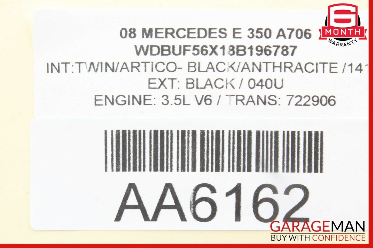 03-09 MERCEDES W211 E500 E350 REAR LEFT DRIVER SIDE EXTERIOR DOOR HANDLE OEM